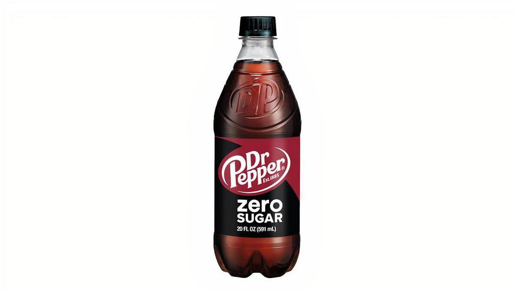 Dr Pepper Zero 20Oz · And just when you thought perfect flavor couldn’t get any more perfect-er. This zero-sugar captivates your tastebuds with the iconic blend of 23 flavors. It’s the delicious double-take your tastebuds deserve.