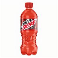 Mtn Dew Code Red 20Oz · All of the great taste and exhilaration of MTN DEW® with a kick of cherry.