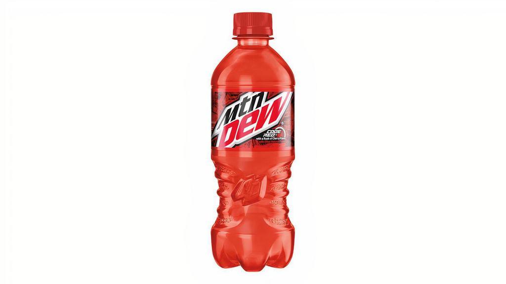 Mtn Dew Code Red 20Oz · All of the great taste and exhilaration of MTN DEW® with a kick of cherry.