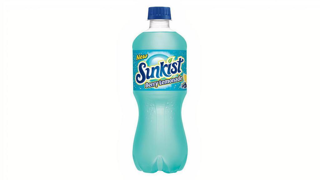 Sunkist Berry Lemonade Soda 20Oz · Soak up the sunny taste of summer with Sunkist Berry Lemonade soda! Enjoy the taste of this deliciously sweet, fruit-forward treat that leverages Sunkist citrus flavor with an added burst of bright berry flavor that your taste buds will love.