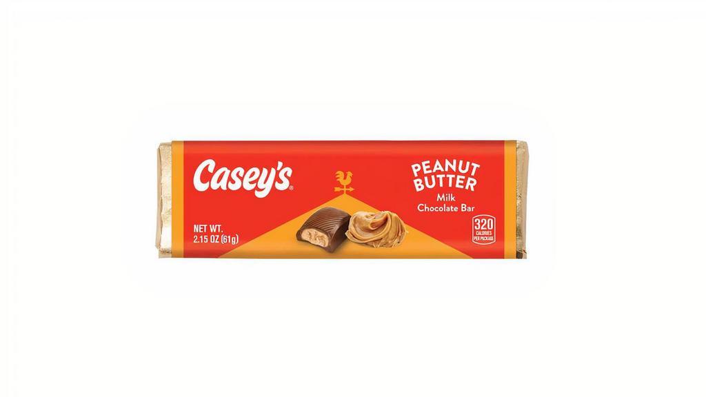 Casey'S Milk Chocolate Peanut Butter Bar 2.15Oz · This classic combination is classic for a reason! Creamy milk chocolate and delicious peanut butter come together to make this Casey's Milk Chocolate Peanut Butter bar the perfect treat for your day!