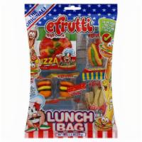 E Frutti Gummi Candy 2.7Oz · This lunch bag contains everything you need for a proper fast food meal: 1x Gummi Pizza, 2x ...