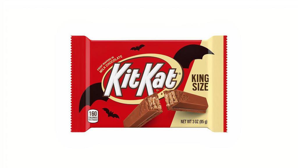 Kit Kat King Size 3Oz · Break out these king-size KIT KAT® Wafer Bars when you need to add a little fun to your day. These crispy wafers and milk chocolate are the perfect size for sharing with friends.