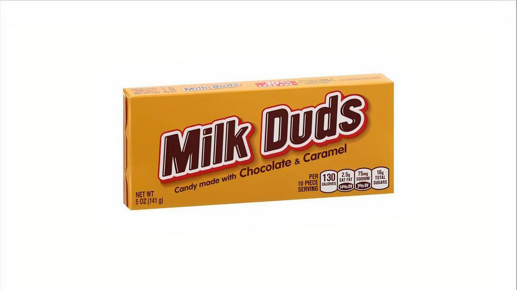Milk Duds Chocolate & Caramel Candy 5Oz · Milk duds - a chocolate and caramel-filled classic