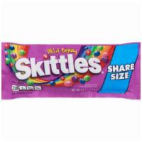 Skittles Wild Berry Share Size 4Oz · Every pack of Skittles gives you the chance to Taste the Rainbow, with a variety of fruit fl...