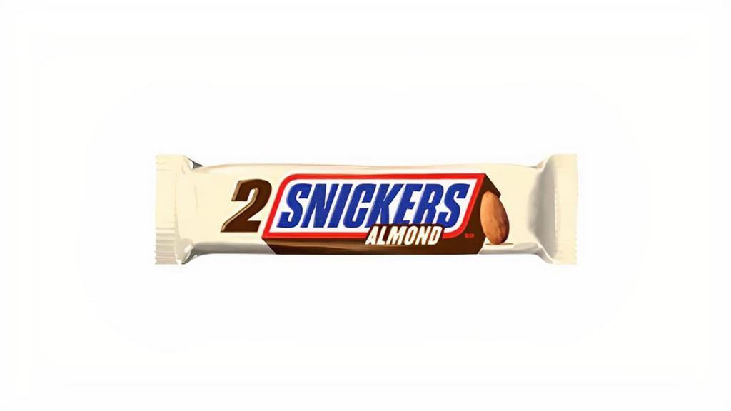 Snickers Almond Share Size 3.29Oz · Imagine the original SNICKERS® ingredients. Now imagine almonds. There you have it, SNICKERS® Almond Bar.