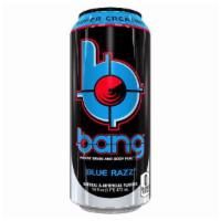 Bang Blue Razz 16Oz · Bang® is not your typical sugar-filled, soul-sucking soda masquerading as an energy drink. I...