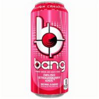 Bang Delish Strawberry Kiss 16Oz · Bang® is not your typical sugar-filled, soul-sucking soda masquerading as an energy drink. I...