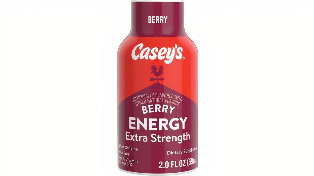 Casey'S Extra Strength Berry Energy Shot 2Oz · Get an energy boost from Casey's Extra Strength Berry Energy Shot!
