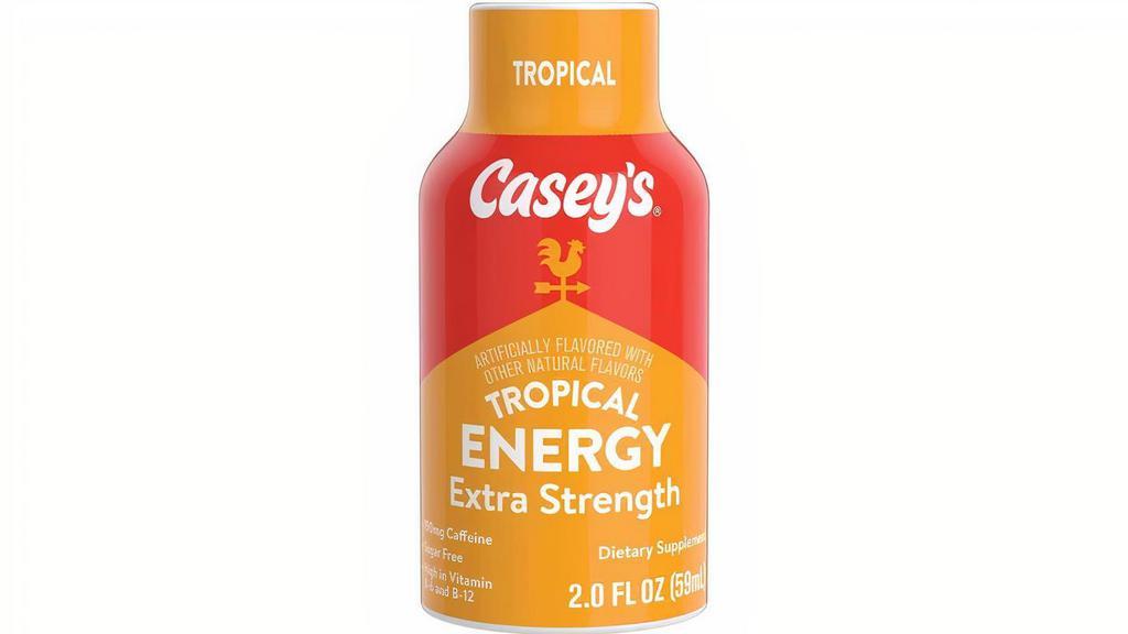 Casey'S Extra Strength Tropical Energy Shot 2Oz · Get an energy boost from Casey's Extra Strength Tropical Energy Shot.
