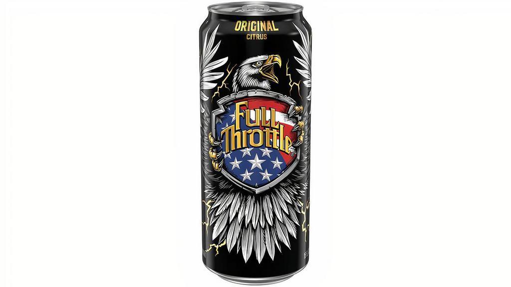 Full Throttle Citrus 16Oz Can · Hard working - easy drinking. We live scars, white knuckles, and no regrets. Broken bodies that refuse to quit. Graveyard shifts we never miss. Fearless and peerless. Unstoppable, undefeated. Unbroken. We live full throttle.