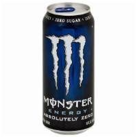 Monster Absolutely Zero 16Oz · Monster Absolutely Zero with B vitamins and caffeine to help reduce fatigue, increase alertn...