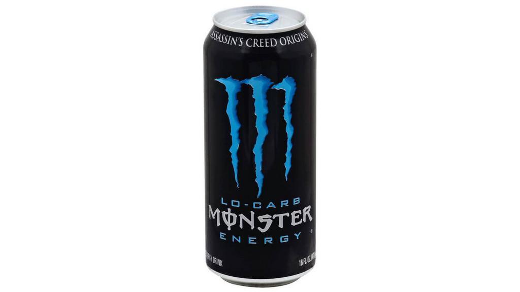 Monster Lo Carb Drink 16Oz · Lo-Carb Monster packs a powerful punch, and has a smooth, easy drinking flavor, but without the glucose. Low calories, no compromise. That’s what Lo-carb Monster Energy is all about.