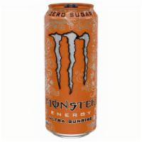 Monster Ultra Sunrise 16Oz · Get up, get out, go for it! Ultra Sunrise is dedicated to those who sacrifice sleep for pass...