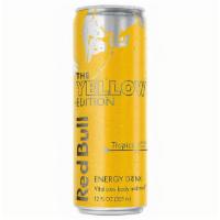 Red Bull Tropical 12Oz · Single 12 fl oz can of Red Bull Energy Drink Yellow Edition . Red Bull Yellow Edition's spec...
