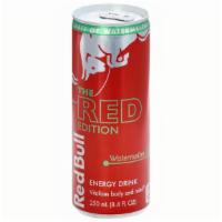 Red Bull Watermelon 8Oz · Red Bull Red Edition's special formula contains ingredients of high quality: Caffeine, Tauri...
