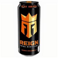 Reign Orange Dreamsicle 16Oz · Blended with BCAAs, Natural Caffeine, CoQ10, and electrolytes, Reign™ Total Body Fuel is des...
