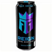 Reign Razzle Berry 16Oz · Blended with BCAAs, Natural Caffeine, CoQ10, and electrolytes, Reign™ Total Body Fuel is des...