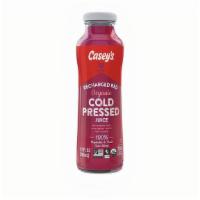 Casey'S Recharged Red 11.2Oz · Casey’s cold pressed juices are 100% fruit and vegetable juice, not from concentrate with no...