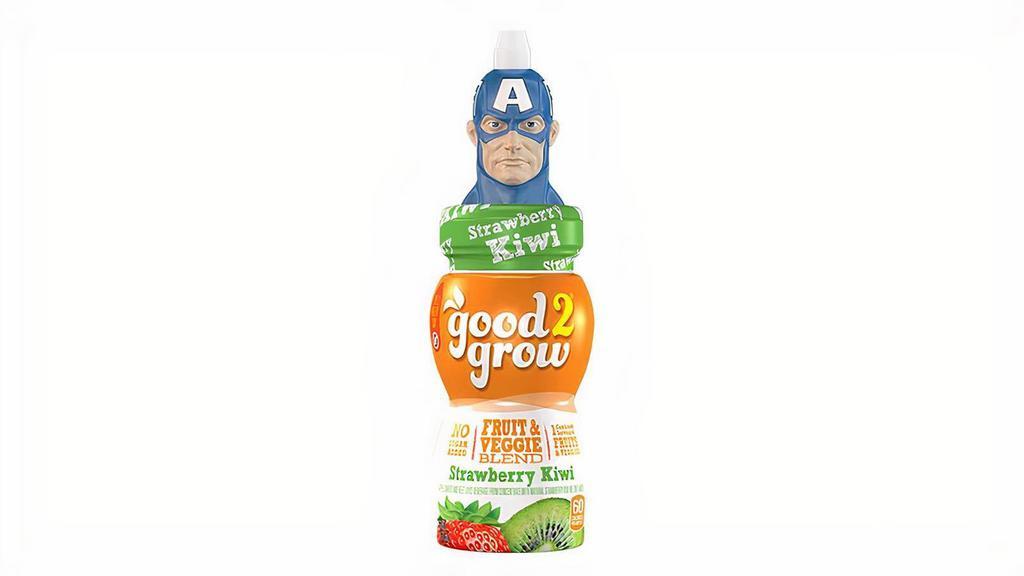 Good 2 Grow Strawberry Kiwi 6Oz · We believe in using fun to inspire kids to eat and drink healthier. We put quality, good-for-them ingredients in every bottle and top them off with characters they love.