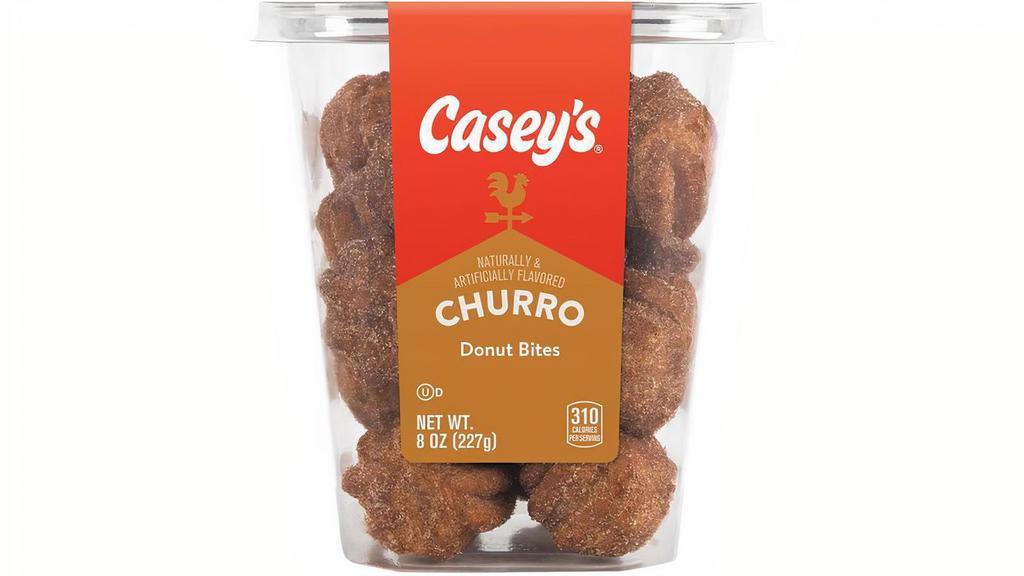 Casey'S Churro Donut Bites 10Oz · The perfect combo of flavors (think a delicious mix of cinnamon and sugar), all in one tasty bite size snack! Grab this sweet treat for breakfast or a snack today, available for order or delivery.