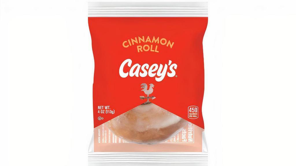 Casey'S Cinnamon Roll 4Oz · Casey's Cinnamon Roll is the perfect sweet treat when you need an afternoon pick-me-up. Our soft and chewy cinnamon roll, coated in a sweet icing. Order your Casey's Cinnamon Roll for delivery or pickup!