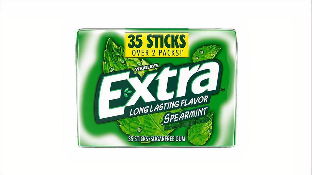 Wrigley Extra Spearmint Mega Pak 35Stk · Give EXTRA, get EXTRA. EXTRA knows that when you give a little more, you get more in return. That's why there are more ways to share a moment in every pack. So give a piece to friends, family, or someone new. It might seem like something little, but sometimes the little things last the longest.