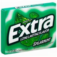 Wrigley'S Extra Spearmint Gum 15Stk · Delicious spearmint flavor that will refresh you from tongue to toe. Set your taste buds tin...
