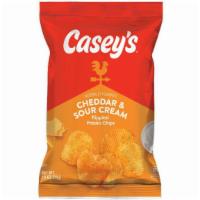 Casey'S Cheddar & Sour Cream Chips 2.5Oz · Casey's Cheddar & Sour Cream Chips are the perfect side or snack for any occasion. These lig...