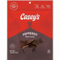 Casey'S Peppered Beef Jerky 3.25Oz · Casey's Peppered Beef Jerky offers a savory, meaty snack for those on the go.
