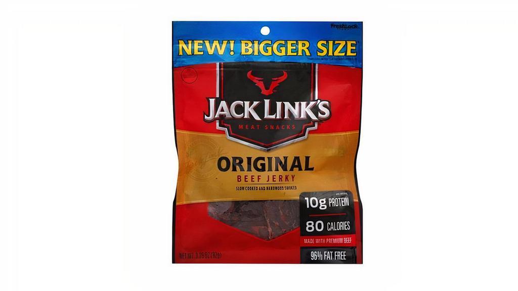 Jack Link'S Original Jerky 3.25Oz · Some say it's smoky. Some say it's savory. Some say it's beefy. We say everyone is right. Our classic Original Beef Jerky delivers on everything for everyone. Always.
