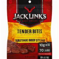 Jack Links Teriyaki Tender Bites 3.25Oz · Size doesn’t matter with these tender nuggets. Made with 100% beef, these poppable, bite-siz...