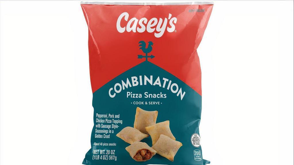 Casey'S Combo Pizza Snacks 20Oz · For the meat lover in you! Enjoy Casey's combination cook & serve pizza snacks.