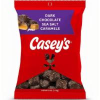 Casey'S Dark Chocolate Sea Salt Caramels 6Oz · Satisfy your sweet tooth with Casey's Chocolate Sea Salt Caramel candy, gooey caramel covere...