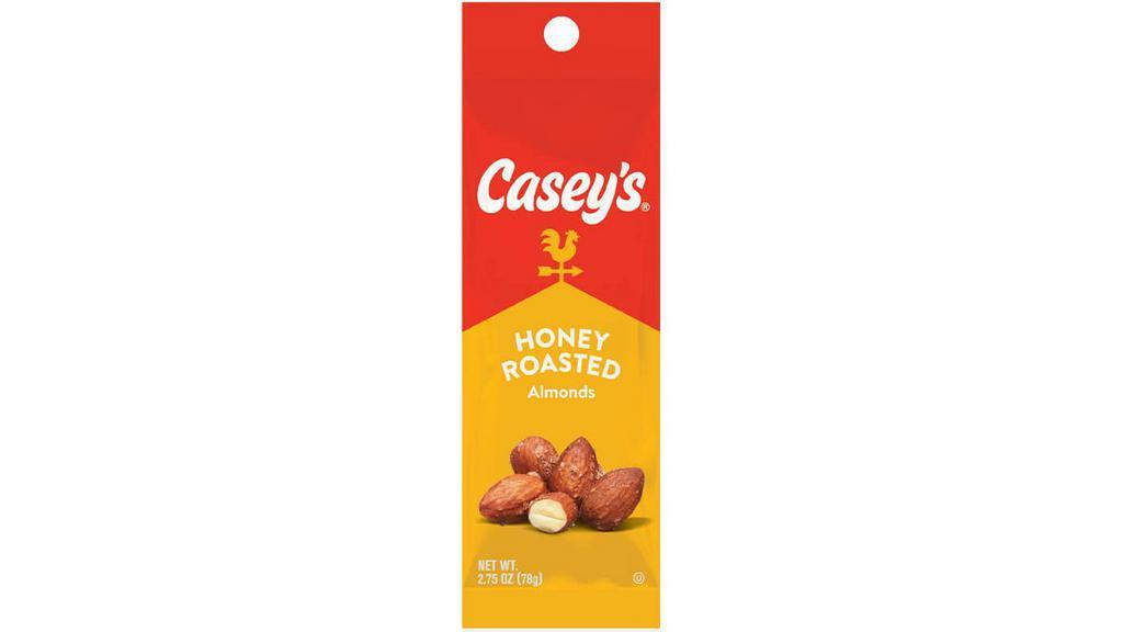 Casey'S Honey Roasted Almonds Tube 2.75Oz · Get your snack on with the New Casey's Honey Roasted Almonds. Pair with a sweet treat and you can't go wrong!