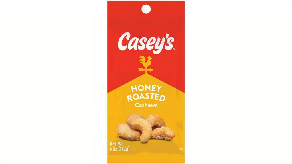 Casey'S Honey Roasted Cashews 5Oz · Get your snack on with Casey's Honey Roasted Cashews. Pair with a sweet treat and you can't go wrong!