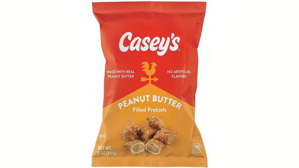 Casey'S Peanut Butter Filled Pretzels 5Oz · What's better than a salty, crunchy pretzel filled with creamy peanut butter? We can't think of anything! This salty & sweet snack is the perfect treat. Try today curbside pickup or delivery!