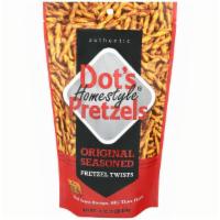 Dots Pretzels 16Oz · Pretzels dusted with our top-secret seasoning blend giving our snacks an undeniably amazing ...