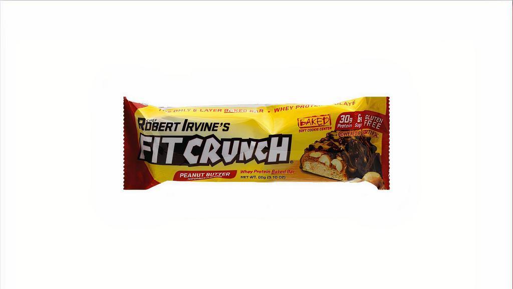 Fit Crunch Peanut Butter Protein Bar · The classic candy bar combination of peanut butter and chocolate stops cravings in their tracks, while providing 30g of protein and 6g of sugar.