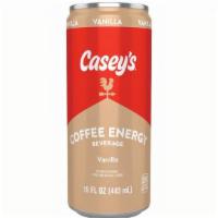 Casey'S Vanilla Coffee Energy 15Oz · Let Casey's Vanilla Coffee Energy help jumpstart your busy day!