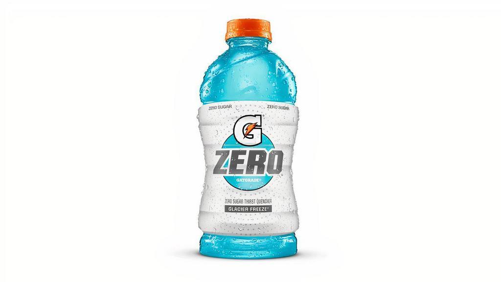 Gatorade Zero Glacier Freeze 28Oz · With a legacy over 50 years in the making, it's the most scientifically researched and game-tested way to replace electrolytes lost in sweat. Gatorade Thirst Quencher is specifically made to help keep you hydrated, which is why it's trusted by some of the world's best athletes.