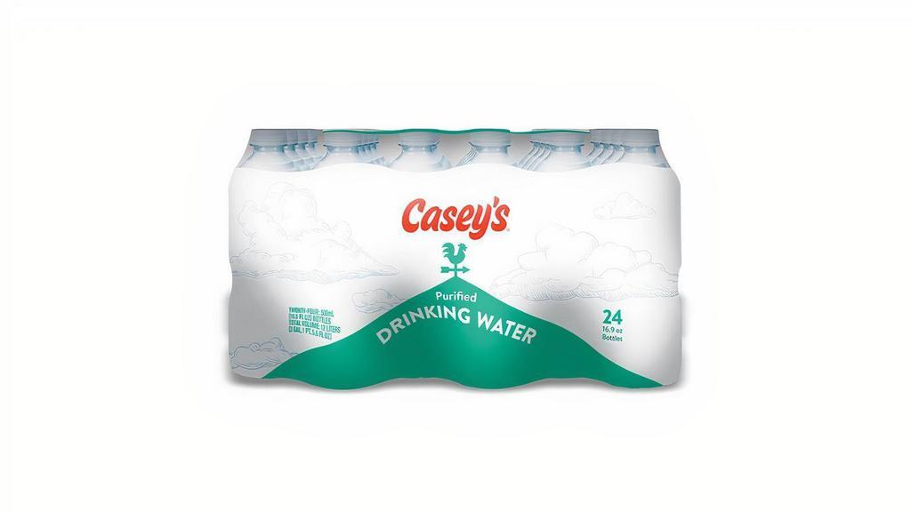 Casey'S Purified Water 24Pk 0.5L · Stay refreshed with a 24-pack of Casey's Purified Water.