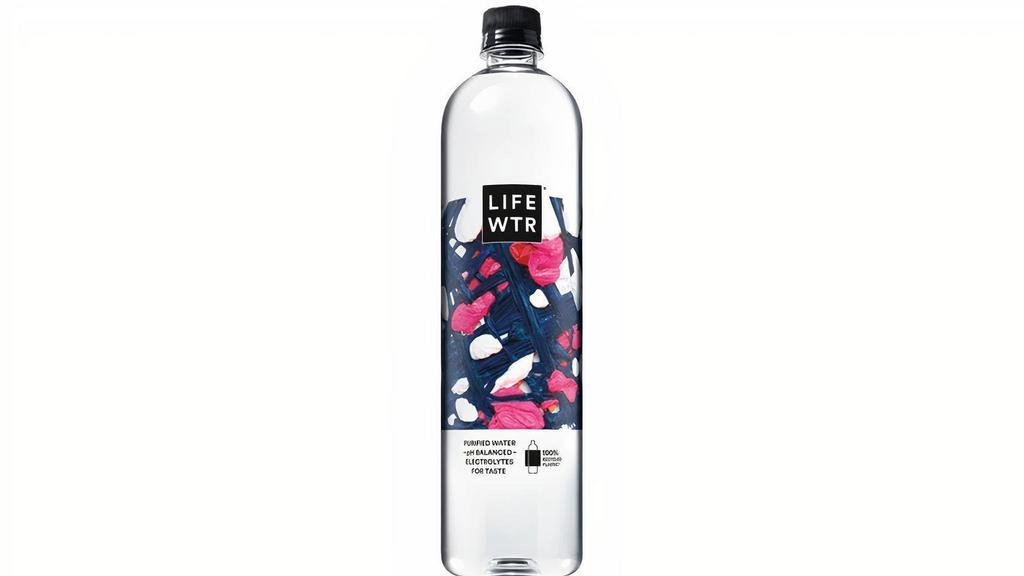 Lifewater Purified Water 1L · Welcome to a new premium bottled water experience, fusing creativity and design to serve as a source of inspiration and hydration. LIFEWTR is purified water, pH balanced with electrolytes added for taste. Refresh your mind and restore your body with a daily dose of inspiration.