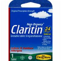 Claritin Allergy Relief 1Ct · One non-drowsy tablet effectively relieves allergy symptoms all day, any day.