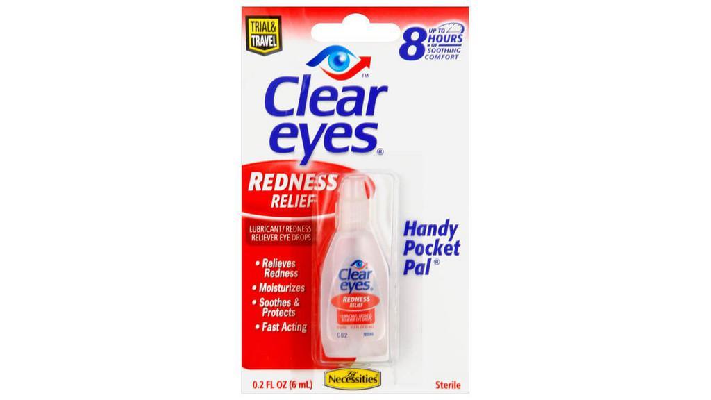 Clear Eyes Redness Relief Drops · Get relief from irritation, burning, redness and mild dry eyes cause by traveling.