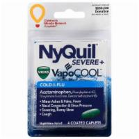 Nyquil Severe 4Ct · NyQuil™ SEVERE delivers maximum symptom-fighting ingredients to relieve your ugliest, nastie...