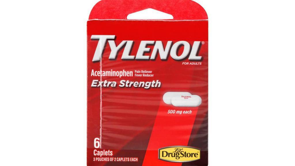 Tylenol Extra Stength Caplets 6Ct · Get back to the things you love with powerful relief of tension headaches, back pain and more.