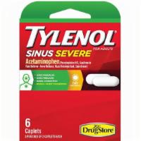 Tylenol Sinus Severe 6Ct · Alleviate the pain and pressure of sinus headaches and relieve chest congestion.