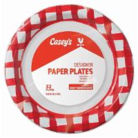Casey'S Designer Paper Plates 32Ct · A necessity for your next family gathering or picnic, Casey's paper plates offer more conven...