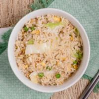 Vegetable Fried Rice · Stir fried rice with vegetable.